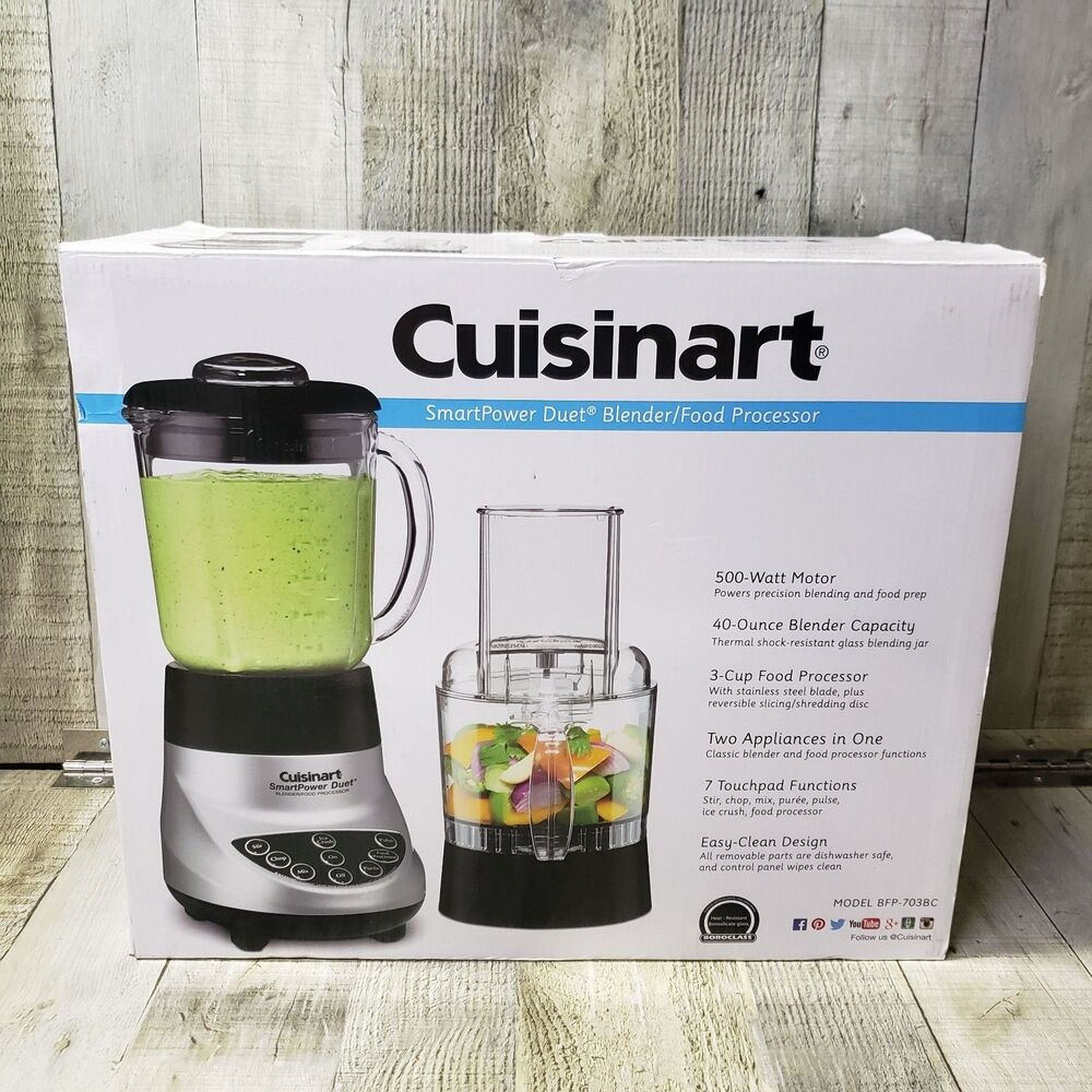 Cuisinart Smart Power Duet Blender Food Processor BFP-603 New In Box